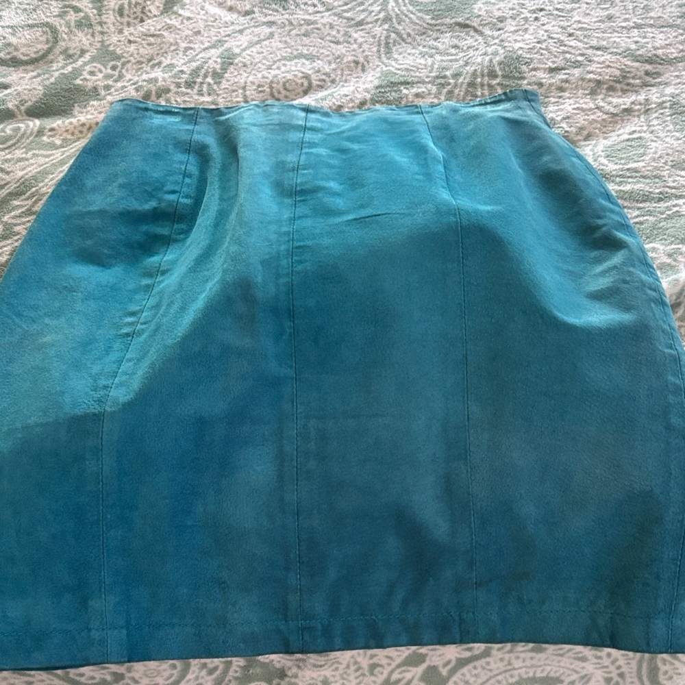 Chic Teal Pencil Skirt for Women